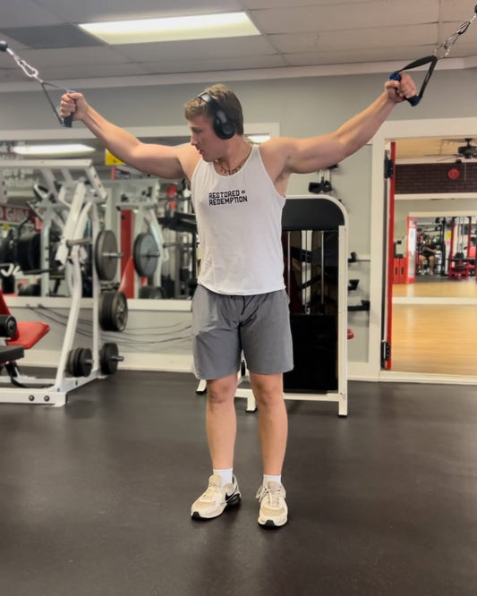 White Restored Redemption Tank Top