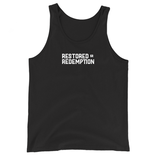 Black Restored Redemption Tank Top